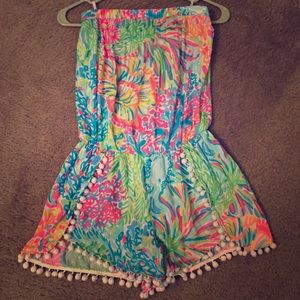 Lilly Pulitzer Strapless Romper